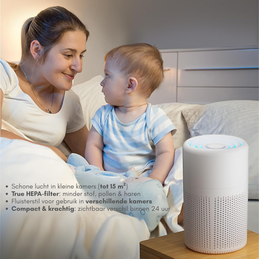 Aeriqo™ Purificador de aire con filtro HEPA