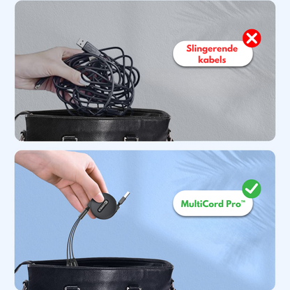 MultiCord Pro™ Cargador Retráctil Rápido