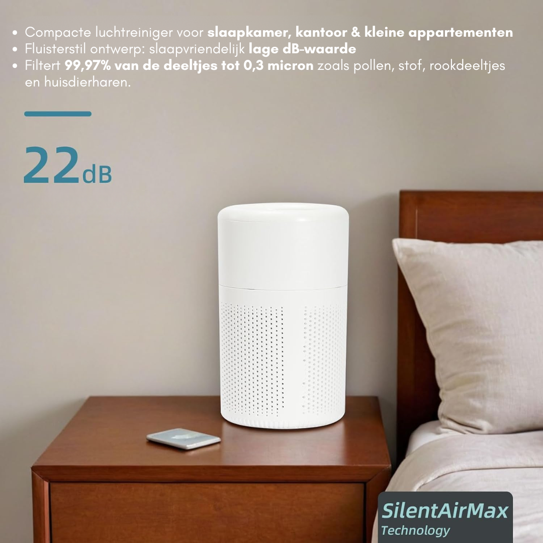 Aeriqo™ Purificador de aire con filtro HEPA